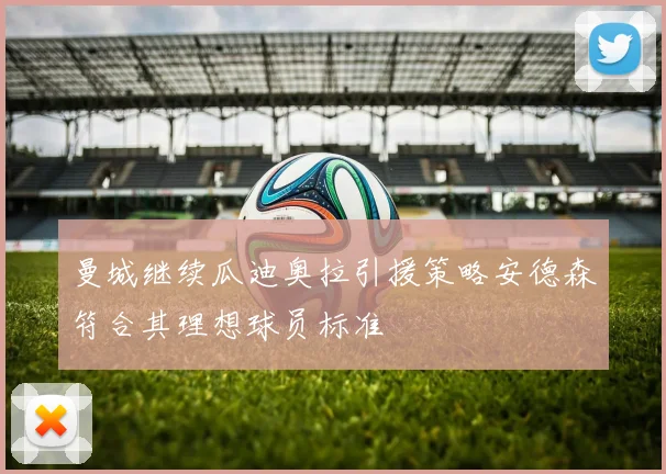 曼城继续瓜迪奥拉引援策略安德森符合其理想球员标准